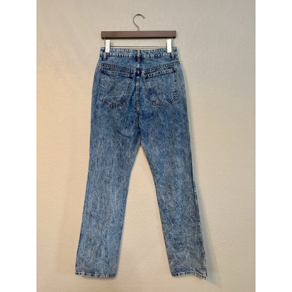 Khaite Danielle Acid-Wash Straight-Leg Jeans Sz 29 - Picture 8 of 16